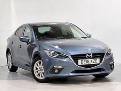 Blue Used 2016 Mazda 3 Sedan | £8,998 (Fair price)