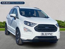 White Used 2022 Ford Ecosport ST-Line SUV | £12,399 (Good price)