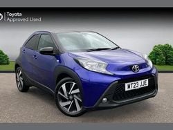 Juniper blue bitone Used 2023 Toyota Aygo Hatchback | £13,639 (Fair price)