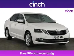 White Used 2017 Skoda Octavia SE L Hatchback | £10,249 (Fair price)