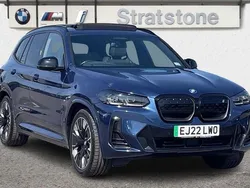 Blue Used 2022 BMW iX3 M Sport SUV | £25,999 (Fair price)