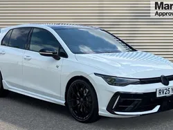 White New 2025 VW Golf VIII Black Edition Hatchback | £45,646