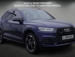 Navarra blue metallic/navarra blue metallic Used 2019 Audi Q5 Black Edition SUV | £24,200 (Fair price)