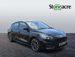Black Used 2018 Ford Focus ST-Line X Hatchback | £10,700 (Fair price)