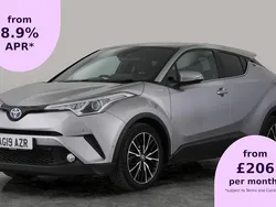 Silver Used 2018 Toyota C-HR SUV | £14,368 (Fair price)