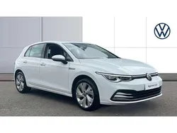 White Used 2021 VW Golf VIII Style Hatchback | £17,321 (Fair price)