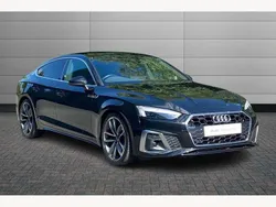Black Used 2021 Audi A5 Sportback S-Line Hatchback | £25,695 (Fair price)