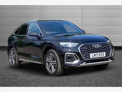 Black Used 2021 Audi Q5 Sportback Competition SUV | £36,295 (A bit pricey)
