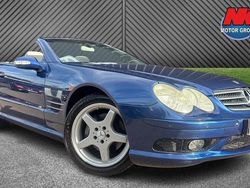 Blue Used 2002 Mercedes SL500 Cabriolet | £9,999 (Expensive)