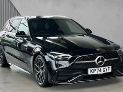 Black Used 2024 Mercedes C300 AMG Line Premium Plus Estate | £41,711