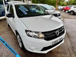 White Used 2015 Dacia Sandero Ambiance Hatchback | £3,695 (A bit pricey)