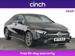 Black Used 2020 Mercedes A250 AMG line Sedan | £18,699 (Fair price)
