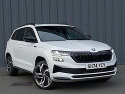 White Used 2024 Skoda Karoq SportLine SUV | £26,498 (A bit pricey)