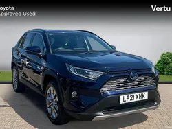 Blue Used 2021 Toyota RAV4 Hybrid SUV | £27,890 (Fair price)