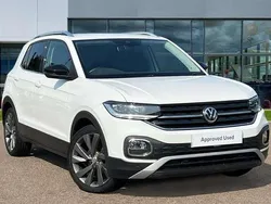 White Used 2019 VW T-Cross Edition SUV | £12,378 (A bit pricey)