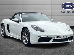 White Used 2017 Porsche Boxster Cabriolet | £34,999