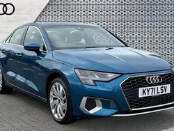 Blue Used 2021 Audi A3 Sport Sedan | £17,860 (Fair price)