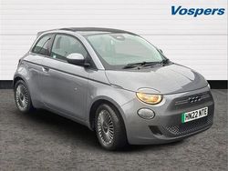 Grey Used 2022 Fiat 500e Icon Hatchback | £12,890 (Fair price)