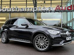 Black Used 2021 Mercedes GLC300 AMG line SUV | £32,350 (Fair price)