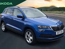 Blue Used 2021 Skoda Karoq SE SUV | £16,999 (Fair price)