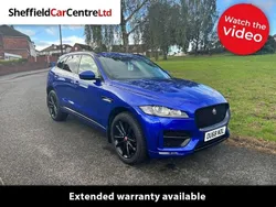 Blue Used 2018 Jaguar F-Pace R-Sport SUV | £18,695 (Fair price)