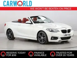 White Used 2017 BMW 218 M Sport Cabriolet | £13,790 (Fair price)