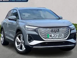 Grey Used 2023 Audi Q4 e-tron S-Line SUV | £28,557 (Fair price)