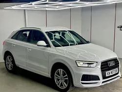 White Used 2017 Audi Q3 S-Line SUV | £12,484 (Fair price)