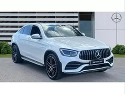 White Used 2021 Mercedes GLC43 AMG Premium Plus Coupe | £44,019 (Fair price)