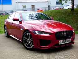 Red Used 2019 Jaguar XE R-Dynamic Sedan | £9,800 (Fair price)