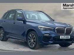 Blue Used 2021 BMW X5 M Sport SUV | £38,290 (Fair price)