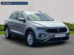 Silver Used 2023 VW T-Roc Life SUV | £19,519 (Fair price)