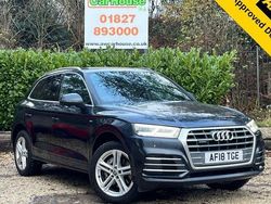 Blue Used 2018 Audi Q5 S-Line SUV | £16,299 (Fair price)