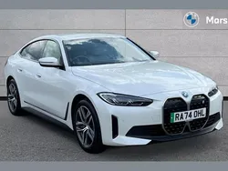Mineral white metallic Used 2025 BMW i4 Sport Line Sedan | £36,790 (Good price)