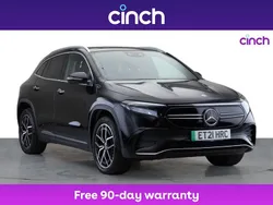 Black Used 2021 Mercedes EQA250 AMG Line Premium SUV | £20,599 (Fair price)