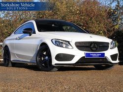 White Used 2016 Mercedes C220 AMG Line Premium Plus Coupe | £15,489 (Expensive)