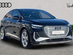 Black Used 2023 Audi Q4 Sportback e-tron S-Line SUV | £30,290