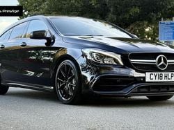 Black Used 2017 Mercedes CLA45 AMG Shooting Brake AMG Estate | £20,495
