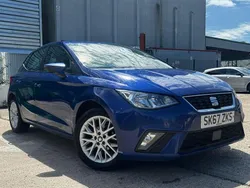 Blue Used 2017 Seat Ibiza SE Hatchback | £6,500 (Fair price)