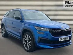 Blue Used 2024 Skoda Kodiaq SportLine SUV | £36,790 (Fair price)