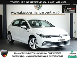 White Used 2021 VW Golf VIII Style Hatchback | £15,989 (Fair price)
