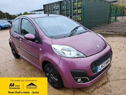 Mauve/purple Used 2013 Peugeot 107 Active Hatchback | £5,880 (Fair price)