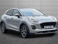 Solar silver Used 2022 Ford Puma Titanium Hatchback | £15,295 (Good price)