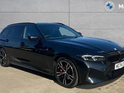 Black sapphire Used 2024 BMW 320 M Sport Estate | £33,896 (A bit pricey)