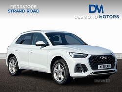 White Used 2021 Audi Q5 S-Line SUV | £24,989 (Fair price)