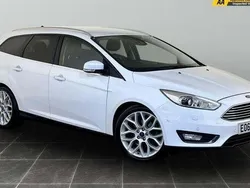 White Used 2017 Ford Focus Titanium X Estate | £8,795 (Good price)