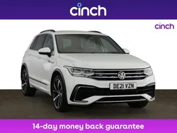 White Used 2021 VW Tiguan R-line SUV | £22,849 (Fair price)