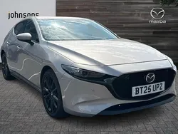 Silver Used 2025 Mazda 3 Exclusive-Line Hatchback | £24,590 (Expensive)