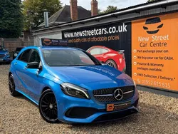 Blue Used 2016 Mercedes A200 AMG Line Premium Hatchback | £10,984 (Fair price)