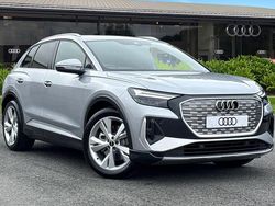 Silver New 2025 Audi Q4 e-tron S-Line SUV | £43,055